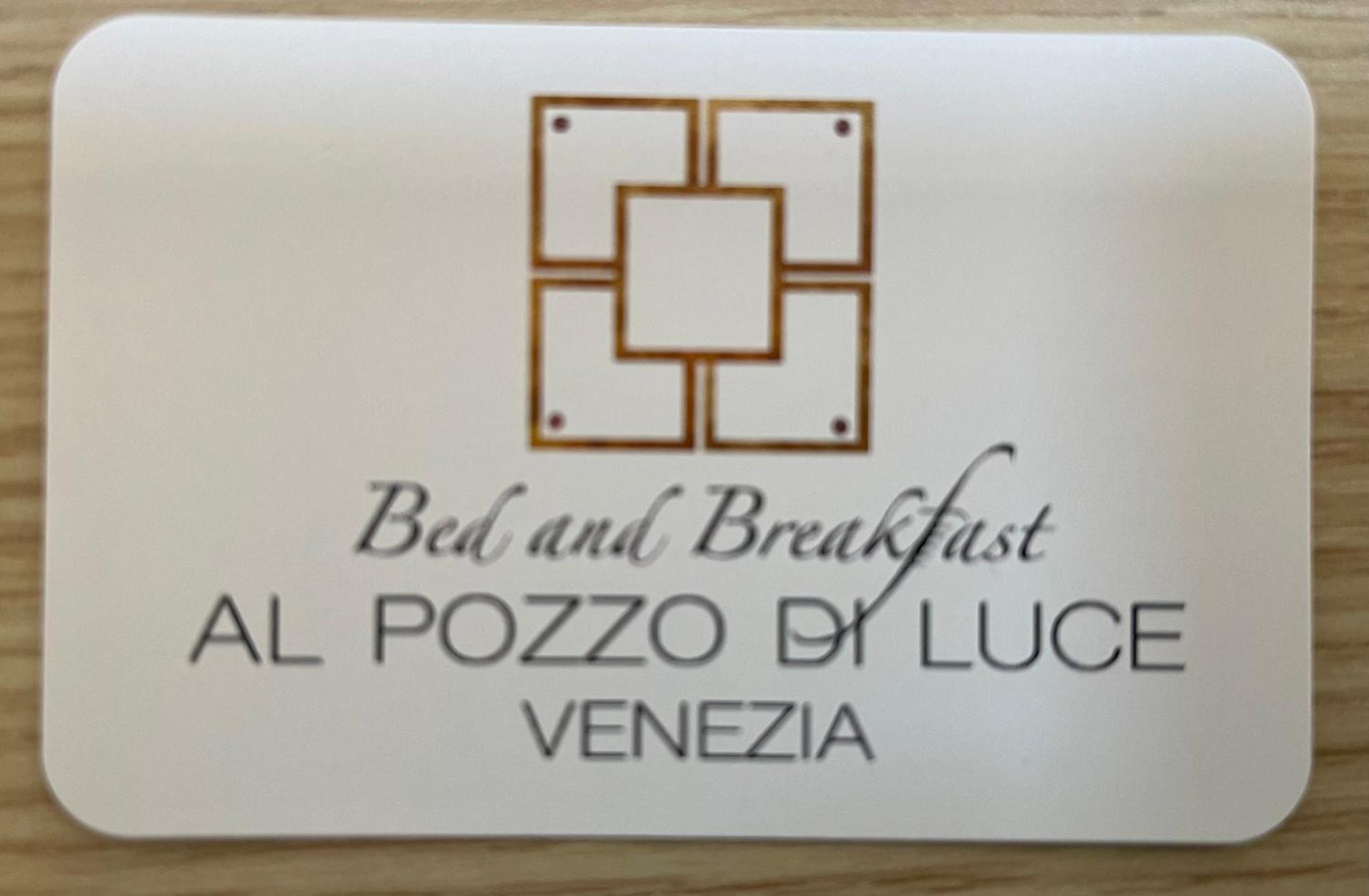 B&B Al Pozzo di Luce Venezia Esterno foto